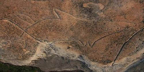Petroglifo aborígene na Austrália, 2000 AC