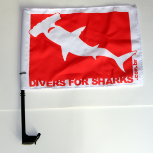 Bandeira para carro Divers for Sharks