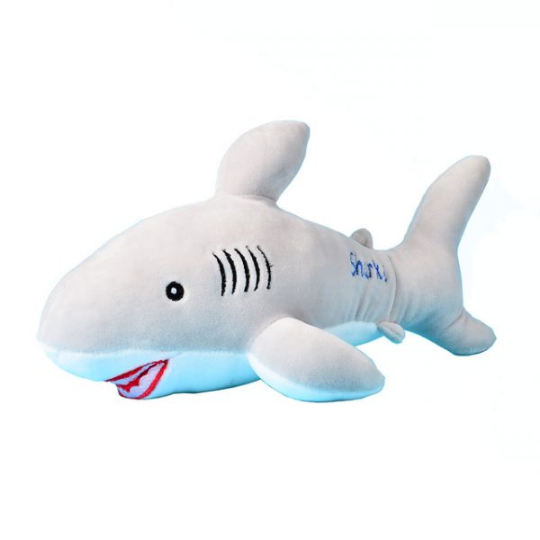 Tubarão Branco de pelúcia médio