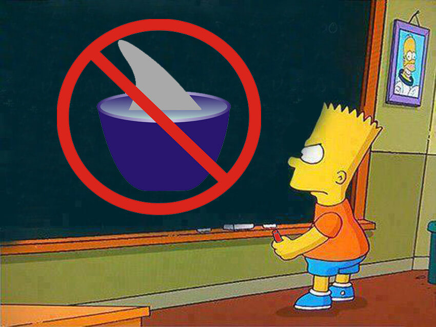 No more shark fin soup!
