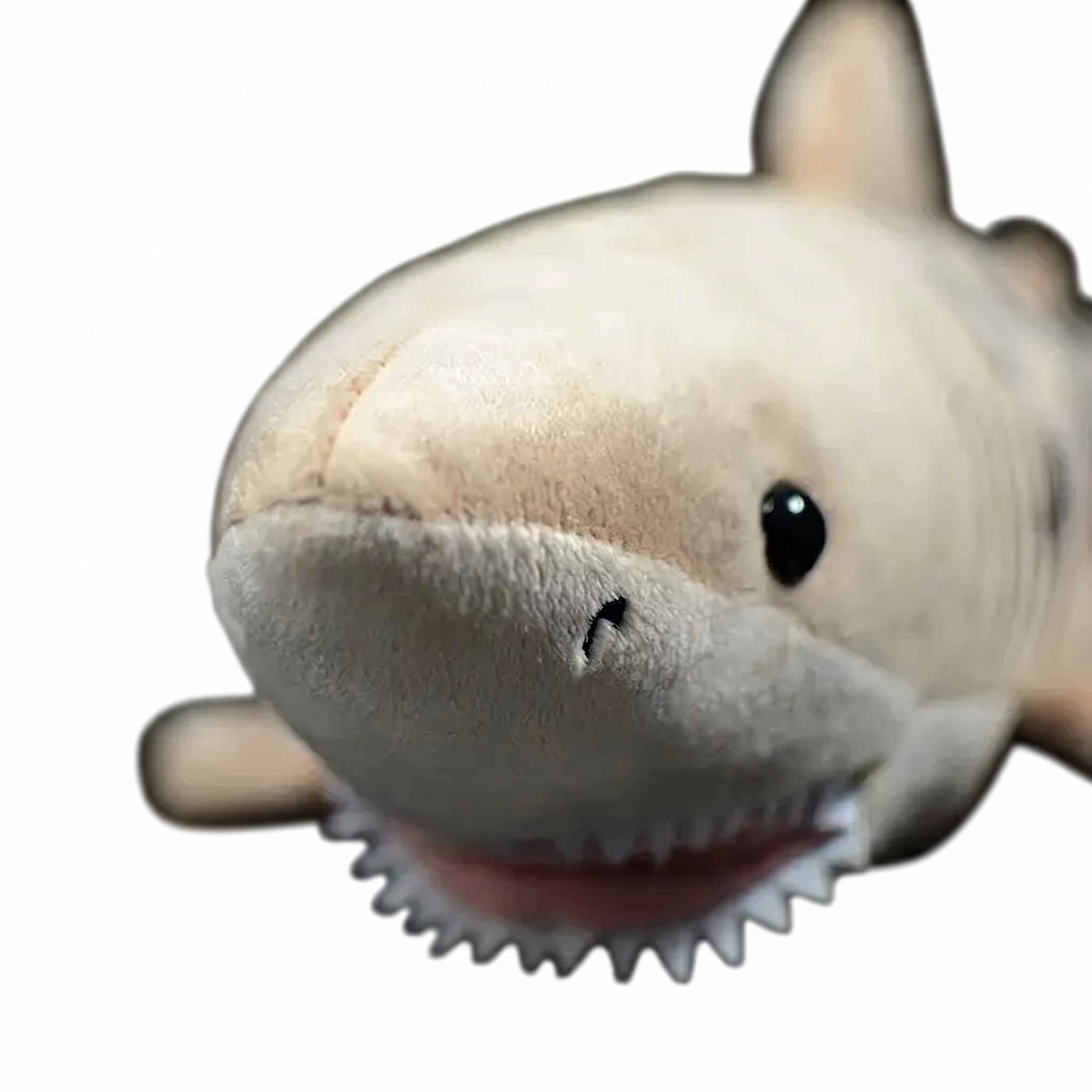 Tubaão Mangona / Sand Tiger Sharks de pelúcia com 52cm