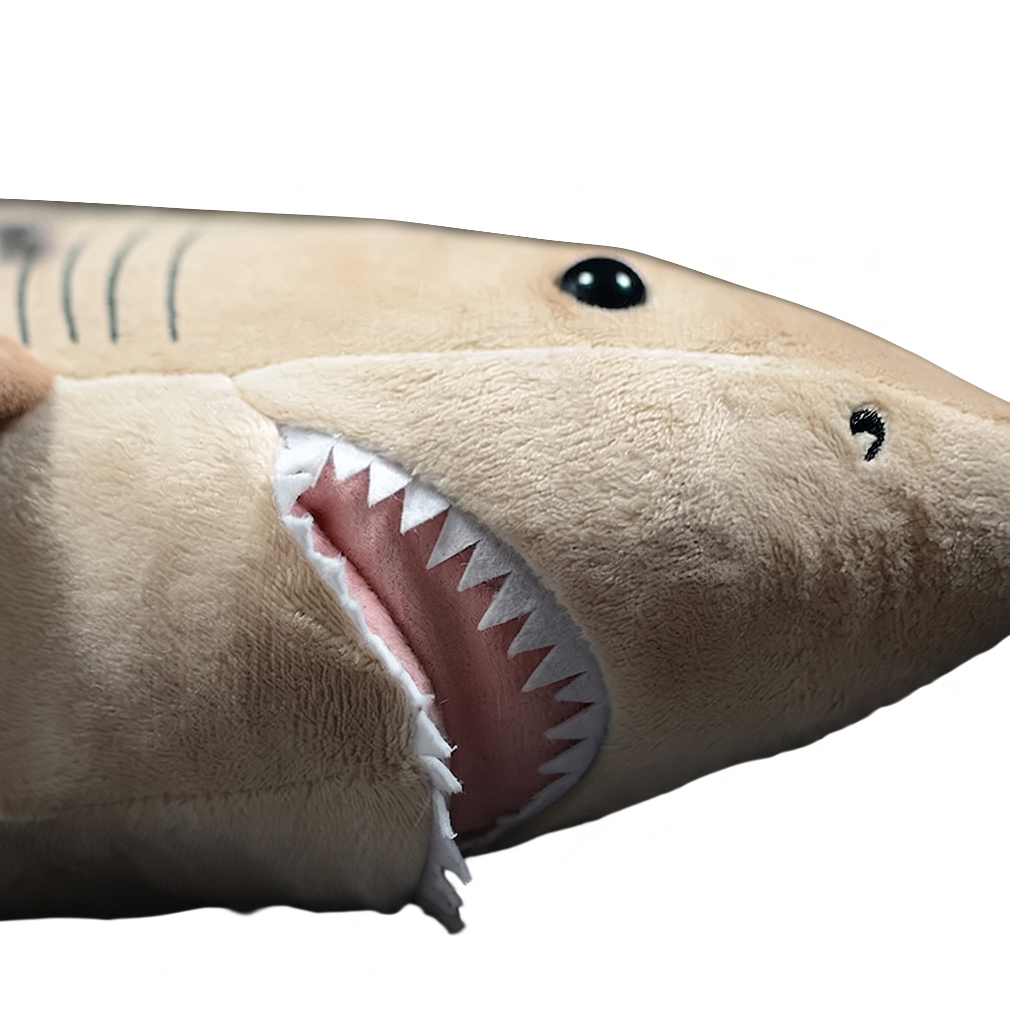 Tubaão Mangona / Sand Tiger Sharks de pelúcia com 52cm