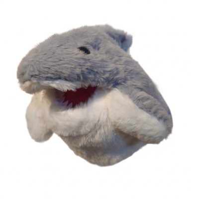 Fantoche de tubarão de pelucia
