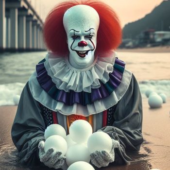 O Monstro de isopor dos oceanos - Gerado por IA